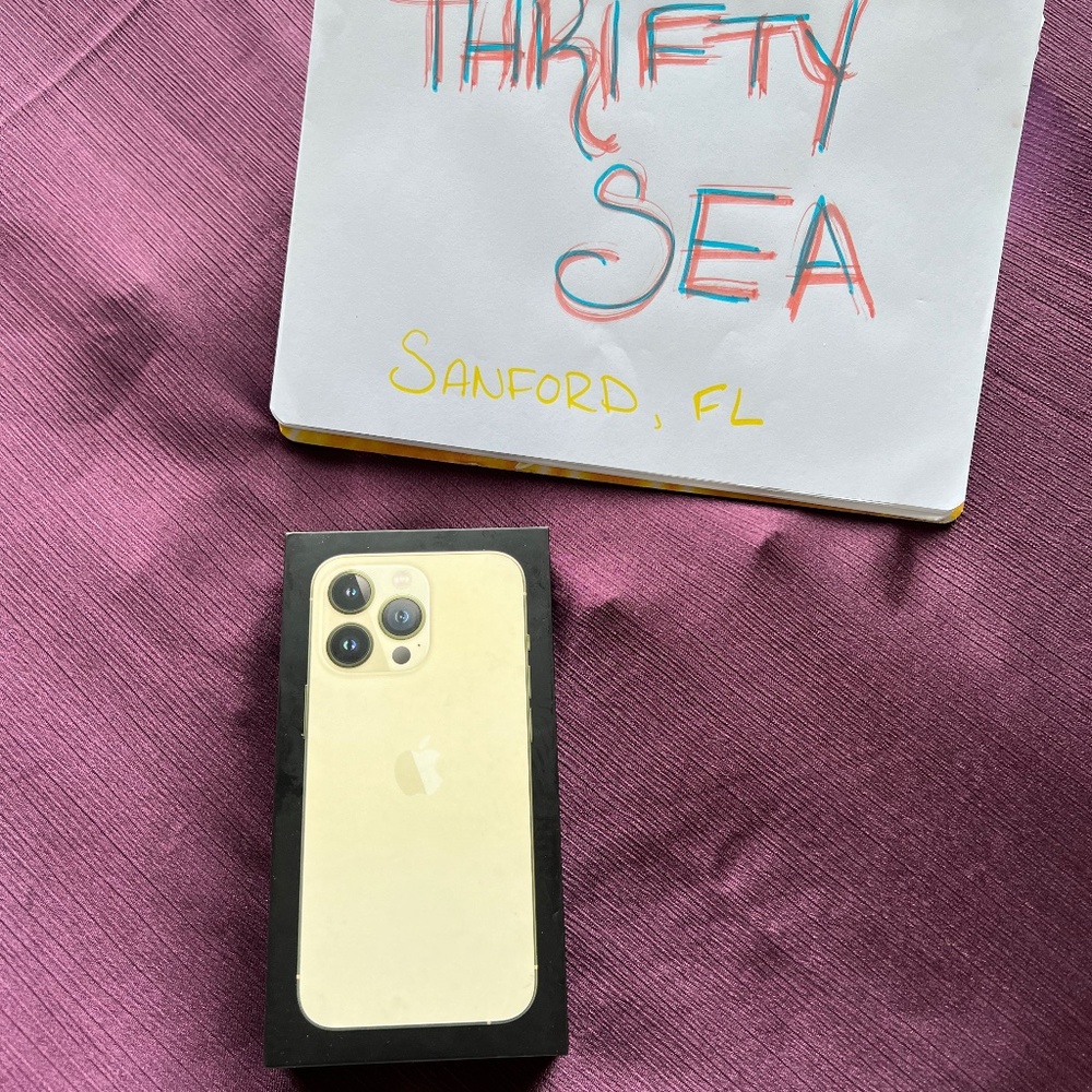 iPhone 13 Pro Gold Box